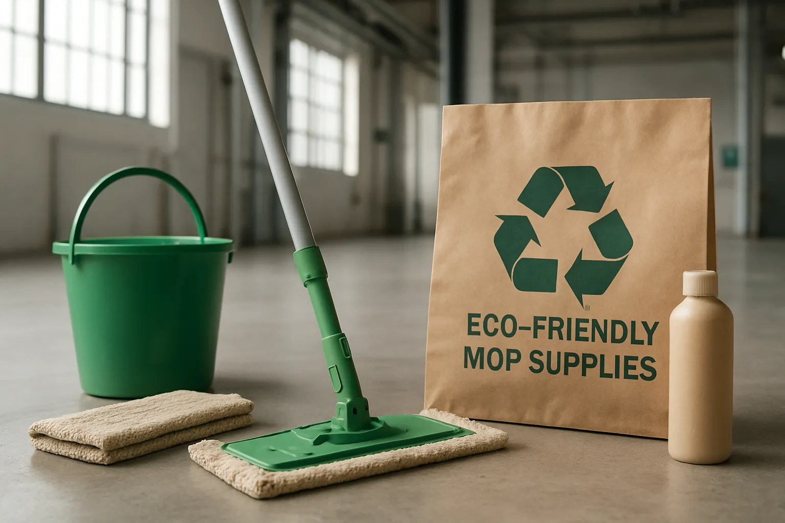 The Benefits of Using Eco-Friendly Mop Supplies in Industrial Cleaning
