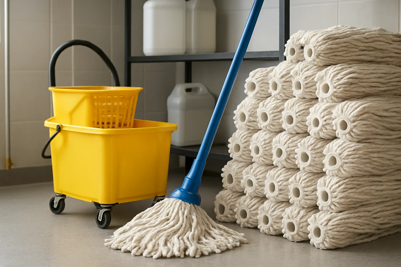 Maximizing Efficiency with Bulk Mop Supplies for Your Janitorial Services